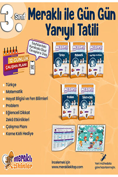 meraklı zihinler 3.SINIF MERAKLI GÜN GÜN YARIYIL TATİLİ (2023-2024)