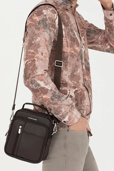 Pierre Cardin Men's Brown Handbag A021AK057.CNT.01PC001423-K20