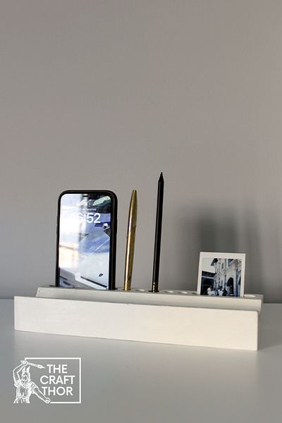 The Craft Thor Concrete Modern Office Desk Organizer / Organizer