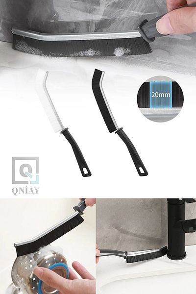 QNİAY Multi-Purpose Multi-Fine Cleaning Brush 1 piece Between Joints Bathroom Kitchen Sink Detail Cleaning Brush