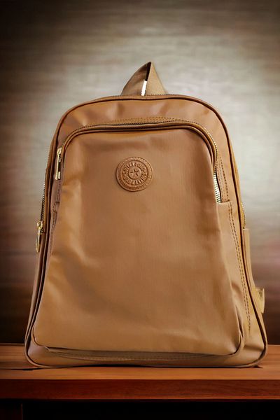 Muccibag Μαύρο σακίδιο πλάτης με δύο μάτια με φερμουάρ
