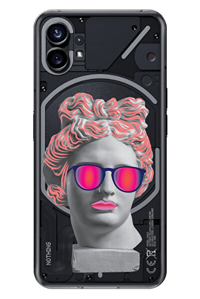 NOTHING Phone 1 Uyumlu Kılıf Kapak Silikon Resimli Cool Tanrıça