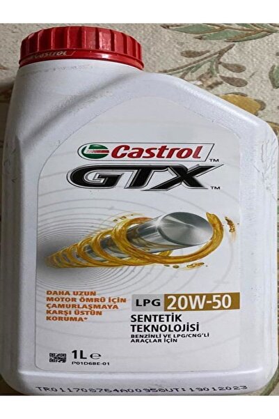 CASTROL Gtx Lpg 20w-50 1 Litre Yeni Ambalaj (2025 ÜRETİM)