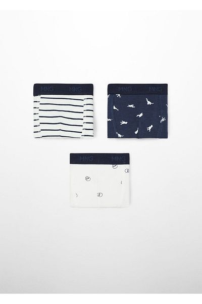 MANGO Kids Gemustertes Boxerset - 3er-Pack