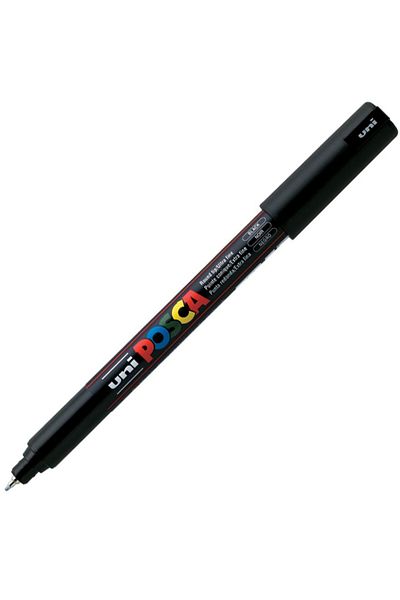 Uni Posca Marker PC-1MR Ultra Fine 0.7mm Black