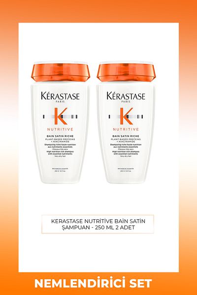 Kerastase Nutritive Bain Satin Riche Intensive Moisturizing 2-Piece Shampoo 250 ml