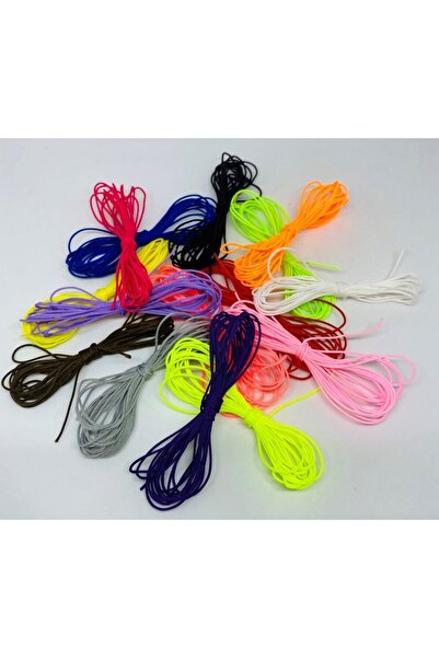 yağmur gökçe 30 μέτρα 15 διαφορετικών χρωμάτων μικτό σχοινί αλεξίπτωτου