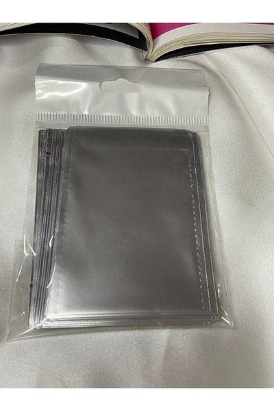 bisaccia Single Color Silver Luxury Gift Package Very Small Metalized Bag with Tape 7X9 cm - 1 Pack (50 Pcs)