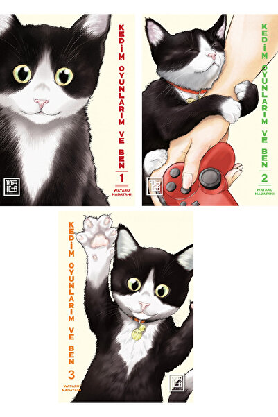 Destek Yayınları KEDİM OYUNLARIM VE BEN 1-2-3 MANGA SETİ
