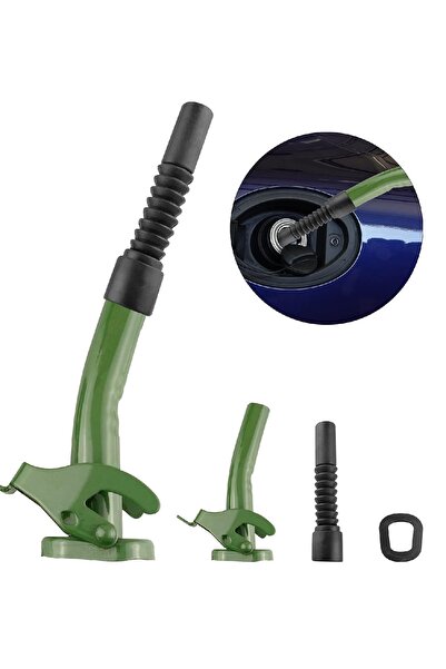 BİTERSE Metal Dökme Ağzı, Yakıt Bidonu, Çıkış Borusu, Lastik Ağızlı, 20 Mm Ta...