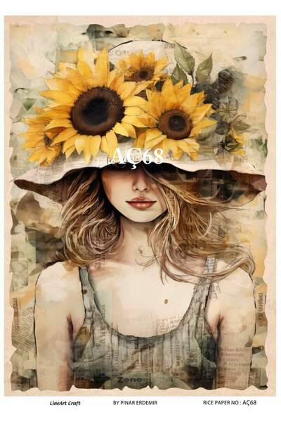 LİNEART Pirinç Dekopaj Kağıdı No:AÇ68- 29X42cm