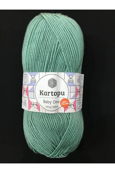 Kartopu Baby One 100% Anti-pilling Baby Wool K493-χρονικό πράσινο