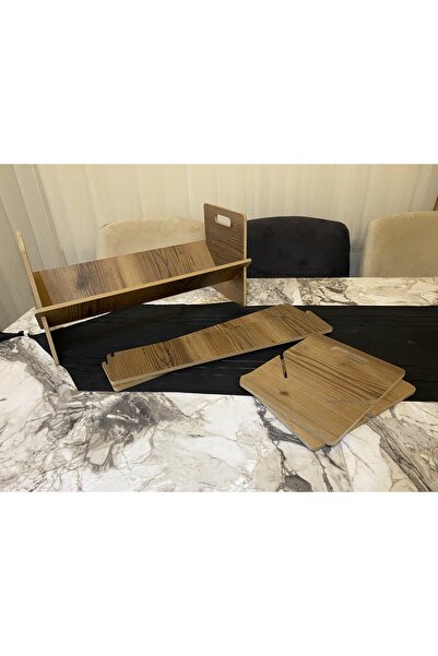 Axolotl Masaüstü Kitaplık Mini Raf Masaüstü Kitap Düzenleyici 50cm Mraf-2 Lıdya Mraf-50