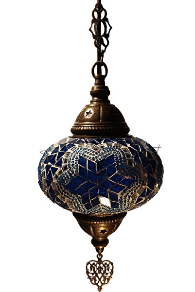 homsel Güneş Desenli Otantik Tavan Sarkıt Model Cam Avize, Mozaik Tasarım Tavan Lambası Gece Lamba
