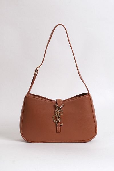 Çantacımstore Women's Leather Yls Baguette Shoulder Bag Brown-1