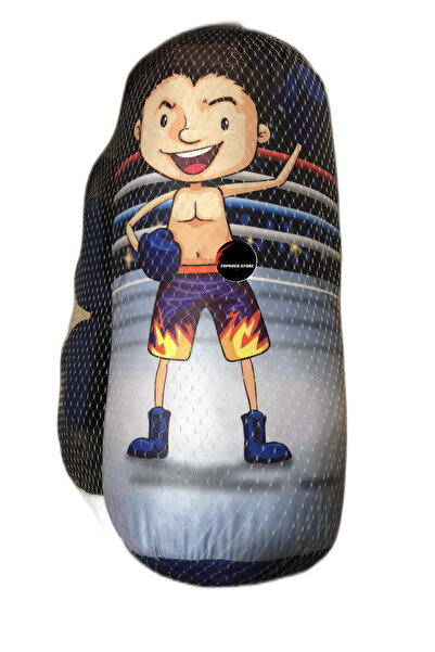 TOPROCKSTORE Çocuk Boks Torbası Eldivenli Boks Torbası 50 cm