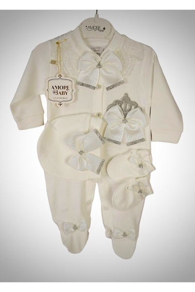 AMORE BABY Taşlı Prenses Tulum Seti