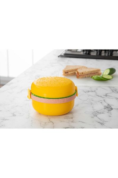 AHİR TİCARET Hamburger Model Feeding Bowl