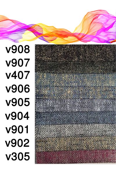 MebelPort Curtain S-ПЛИСИРАН ЖАКАРДОВ ФОН С ПОЛЕВИ ДЕСЕНЦИИ, 1/3 ПЛЪТНОСТ (27 ЦВЯТА)