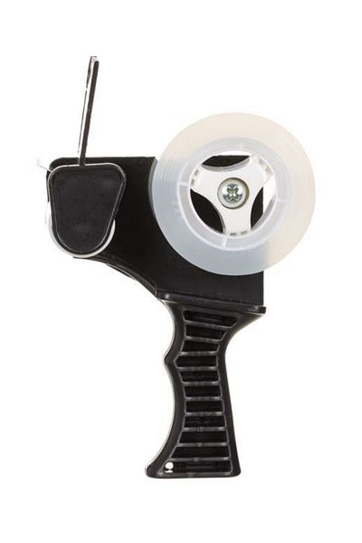 QUEEN AKSESUAR Imported luxury black tape cutting machine cutter tape holder small transparent tape with holding handle
