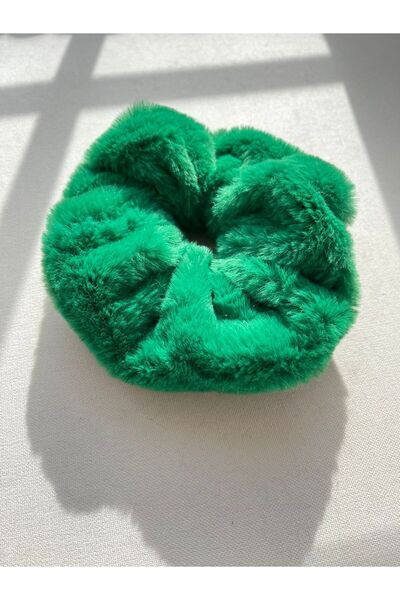 gül sezgin butik WOMEN'S PLUSH FEATHER XXL TOBEL BUCKLE