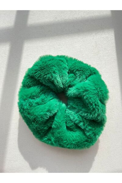 gül sezgin butik WOMEN'S PLUSH FEATHER XXL TOBEL BUCKLE