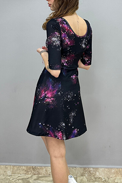 Tam Moda Kadın Volanlı Elbise