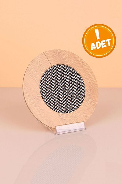 WAPPA 1 PCS Wooden Trivet with Heat Pad Non-Slip Base Pot Pan Teapot Coaster 17 CM