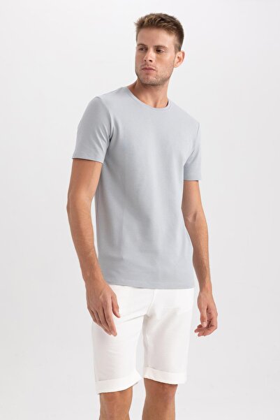 DeFacto Slim Fit Crew Leck B4375ax23sp