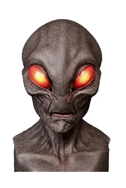 Ufuk Şaka Oyunları Merkezi Latex Ufo Uzaylı Alien Maskesi