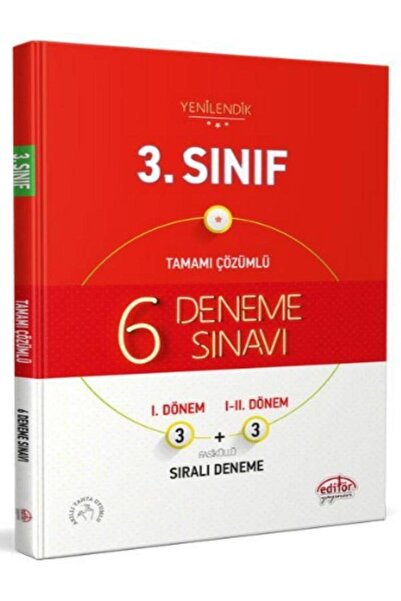 Genel Markalar Editör Yayınları 3. Sınıf 6 Deneme Sınavı