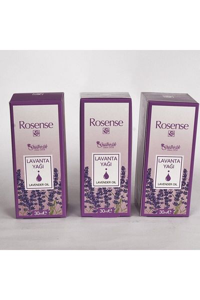 Rosense Lavender Oil - 30ml, 3 Pieces
