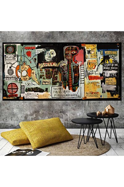 Oksay Tablo Jean Michel    Notary Kanvas Tablo