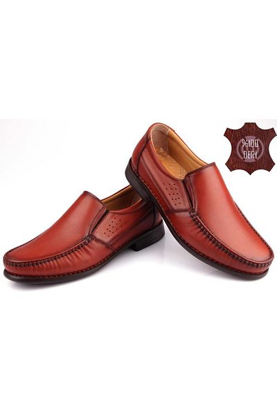 DETECTOR Inner Outer Genuine Leather Orthopedic Casual Men's Shoes ÇPR060