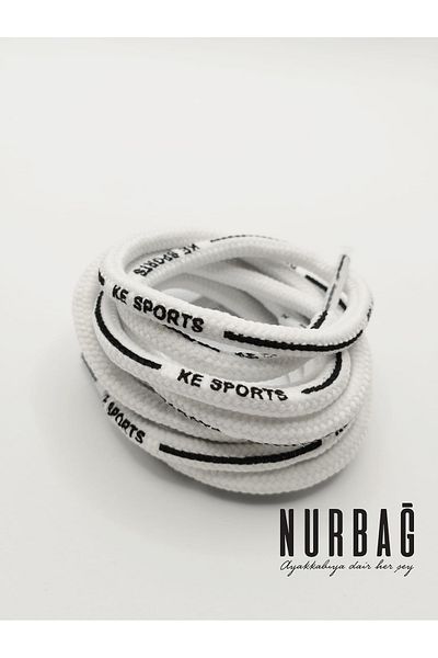 NURBAĞ DOKUMA SPORTS SHOES LACES (KE SPORTS) WRITTEN POLYESTER 100 CM 1 PAIR BS87