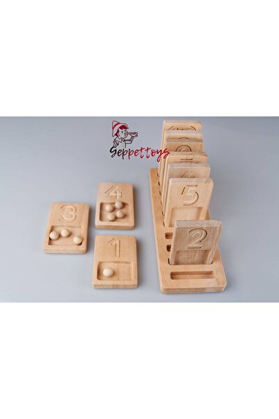 Geppettoys Ahşap Sayı Tablası