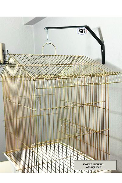 ORBO SAC Cage Hanger Footrest MODERN WALL APATATI Black (DEMONTE/ 15KG LOAD CAPACITY)
