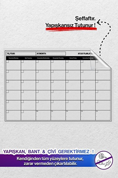 Pi Papers Crni planer, nelepljivi držač, pametni papir, tabla za pisanje sa f...