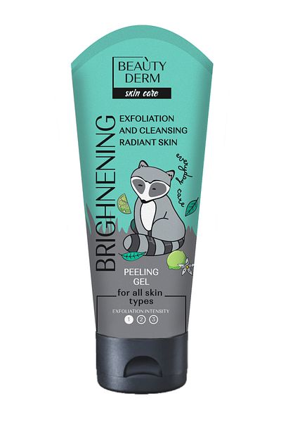 BEAUTY DERM 75 ml Microcrystalline Cellulose Facial Scrub - Brightening Effect & Cleans Skin