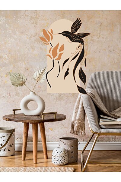 MAARS Boho bohem Dekoratif Anka kuşu Sticker 45 x 68 cm