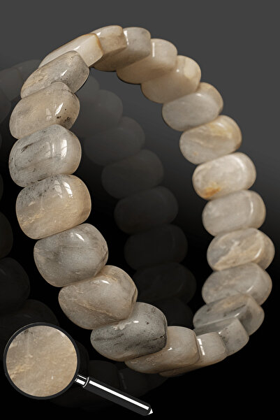 Tesbih Atölyesi Sertifikalı Rolex Model AAA+ Gerçek Güneş Taşı Bileklik