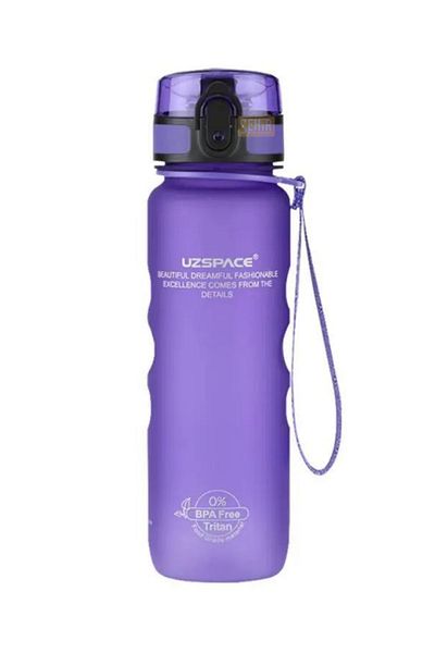Uzspace New Collection 500ml Tritan Soft-Touch Water Bottle with Holding Support