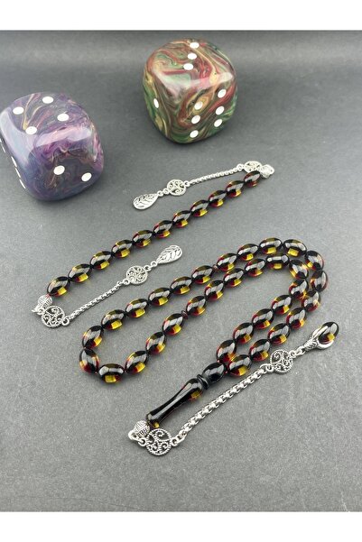 KEHRİBARGRAM Set de mărgele de rugăciune și Zaza de chihlimbar Vernier