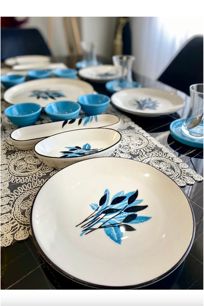 Davet 6 Kişilik 23 Parça Kahvaltı Takımı - İznik Yemek Takımı