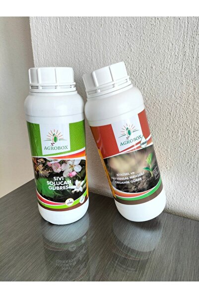 AGROBOX Sıvı Solucan Gübresi (1LT) Hümik Asit Bitkisel Ve Hayv. Menşeili Orga...