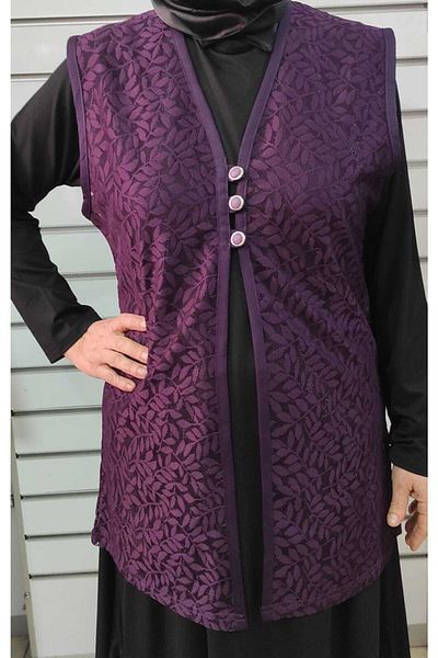 POTİMOR Three Button Mother Lace Vest