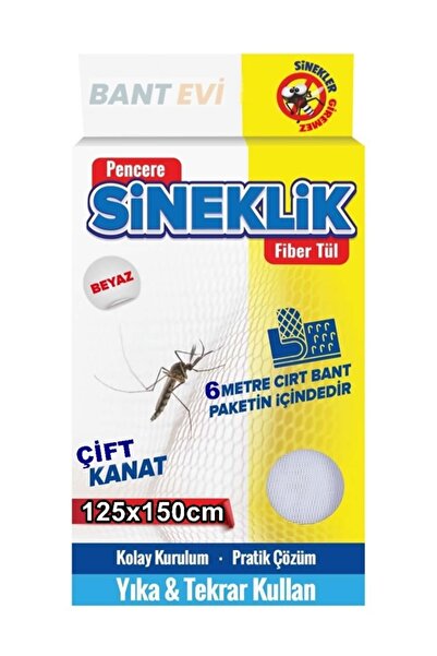 BANT EVİ Plasă adezivă pentru insecte 125x150cm Plasă pentru ferestre cu arip...