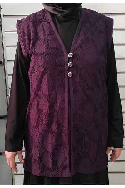 POTİMOR Three Button Mother Lace Vest