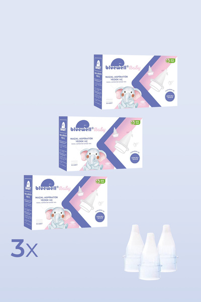 BLUEWELL Otribebe Brunobaby Nazal Burun Aspiratör Uyumlu 10adet Ekstra Yumuşa...