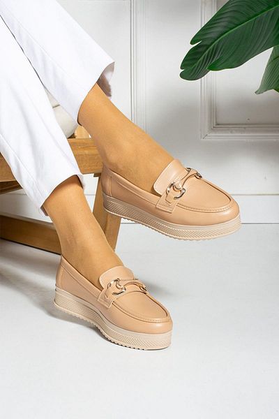 MERVESTORE Allison Skin Buckle Women's Ballerinas